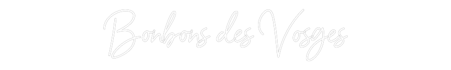 Néon personnalisé: Bonbons des V...