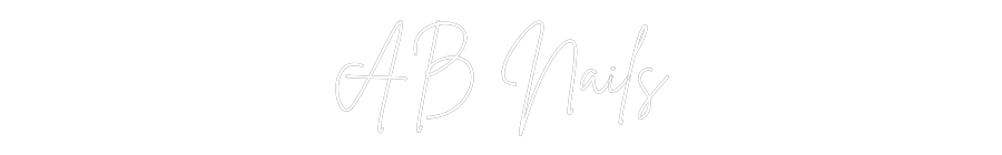 Néon personnalisé: AB Nails