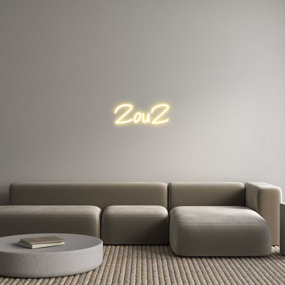 Néon personnalisé: ZouZ