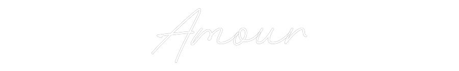 Néon personnalisé: Amour