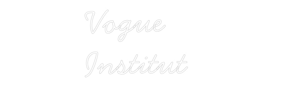 Néon personnalisé: Vogue
Instit...