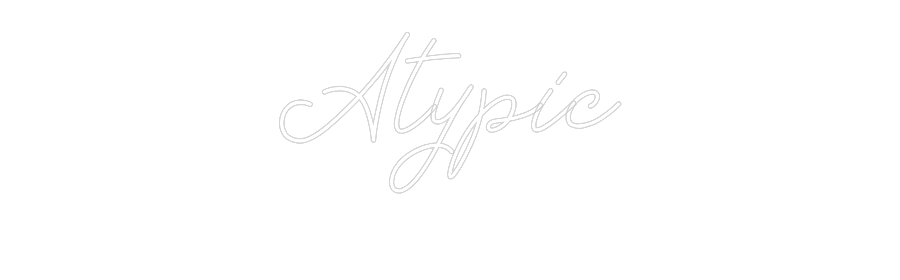 Néon personnalisé: Atypic