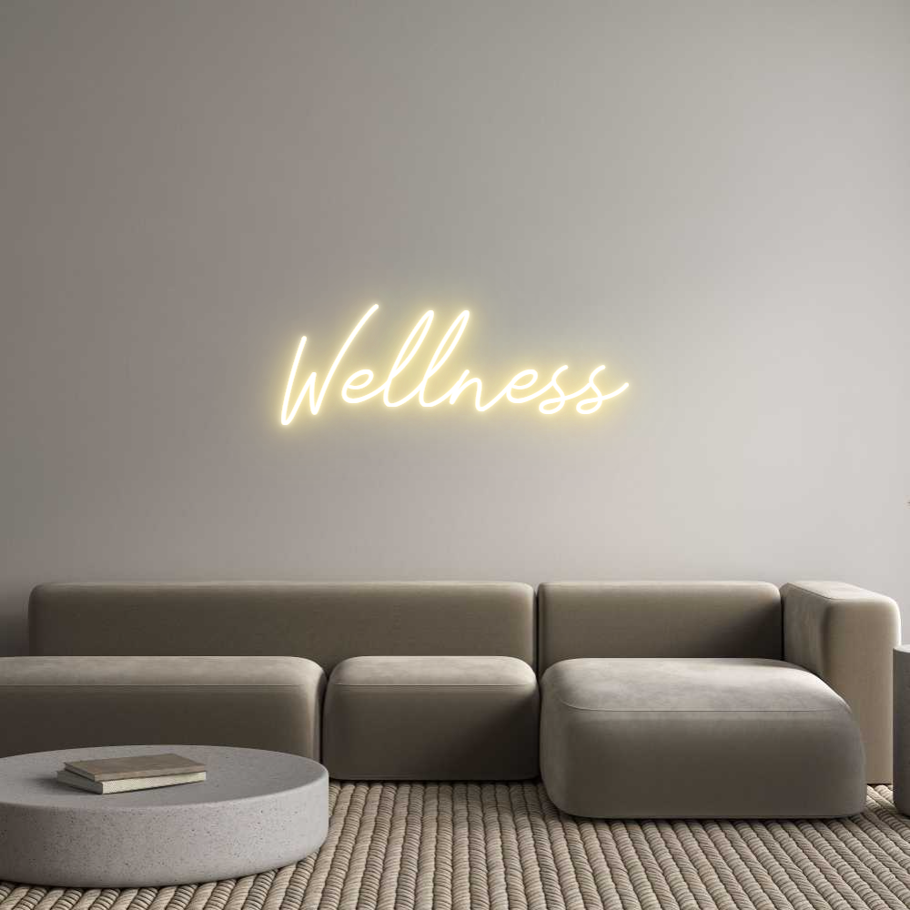 Néon personnalisé: Wellness