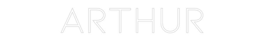 Néon personnalisé: Arthur
