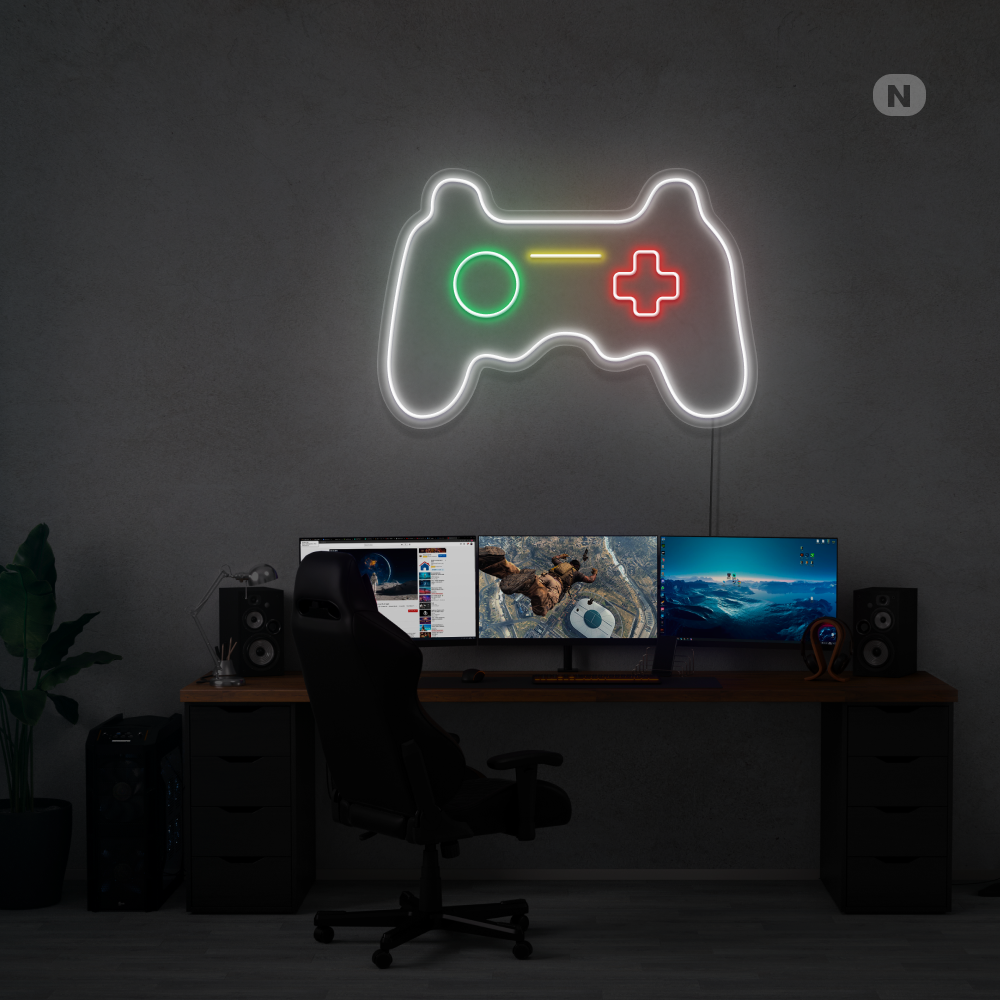 Enseigne néon Gaming