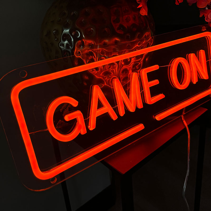 Enseigne néon Game On