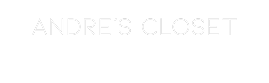 Néon personnalisé: Andre's Close...