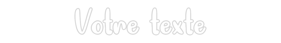 Néon personnalisé: Votre texte