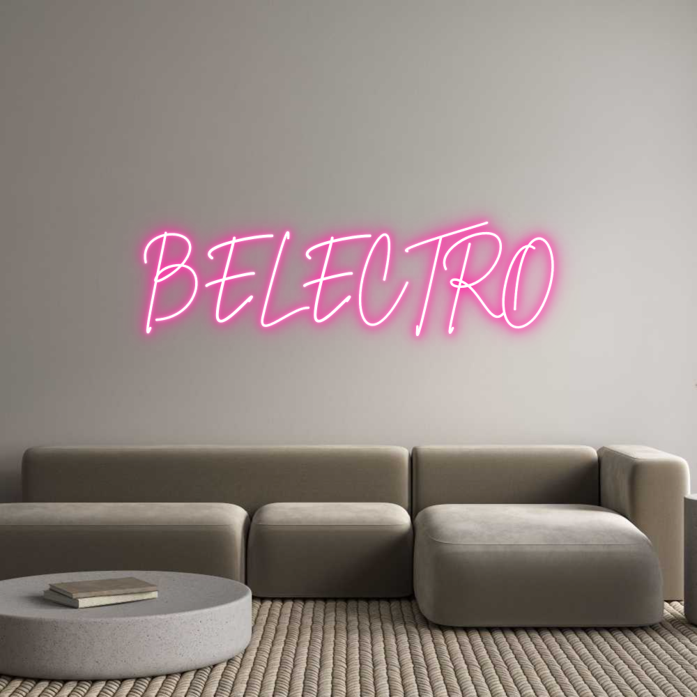 Néon personnalisé: BELECTRO
