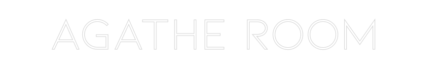 Néon personnalisé: Agathe room