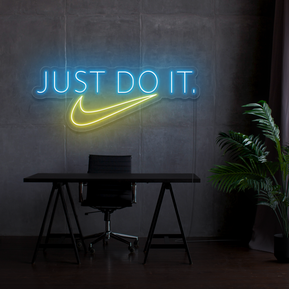 Enseigne néon Just do it