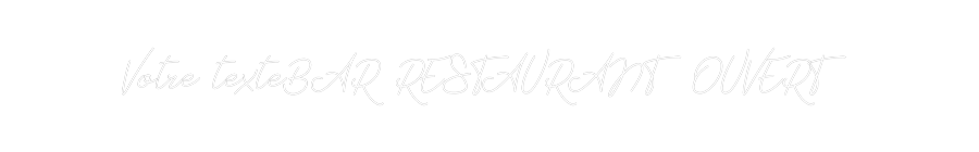 Néon personnalisé: Votre texteBA...