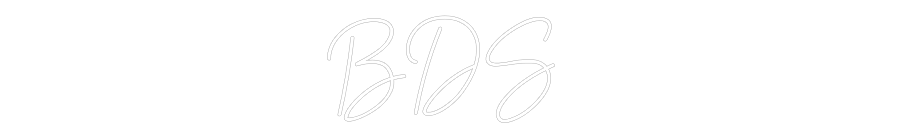 Néon personnalisé: BDS