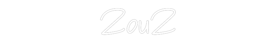 Néon personnalisé: ZouZ