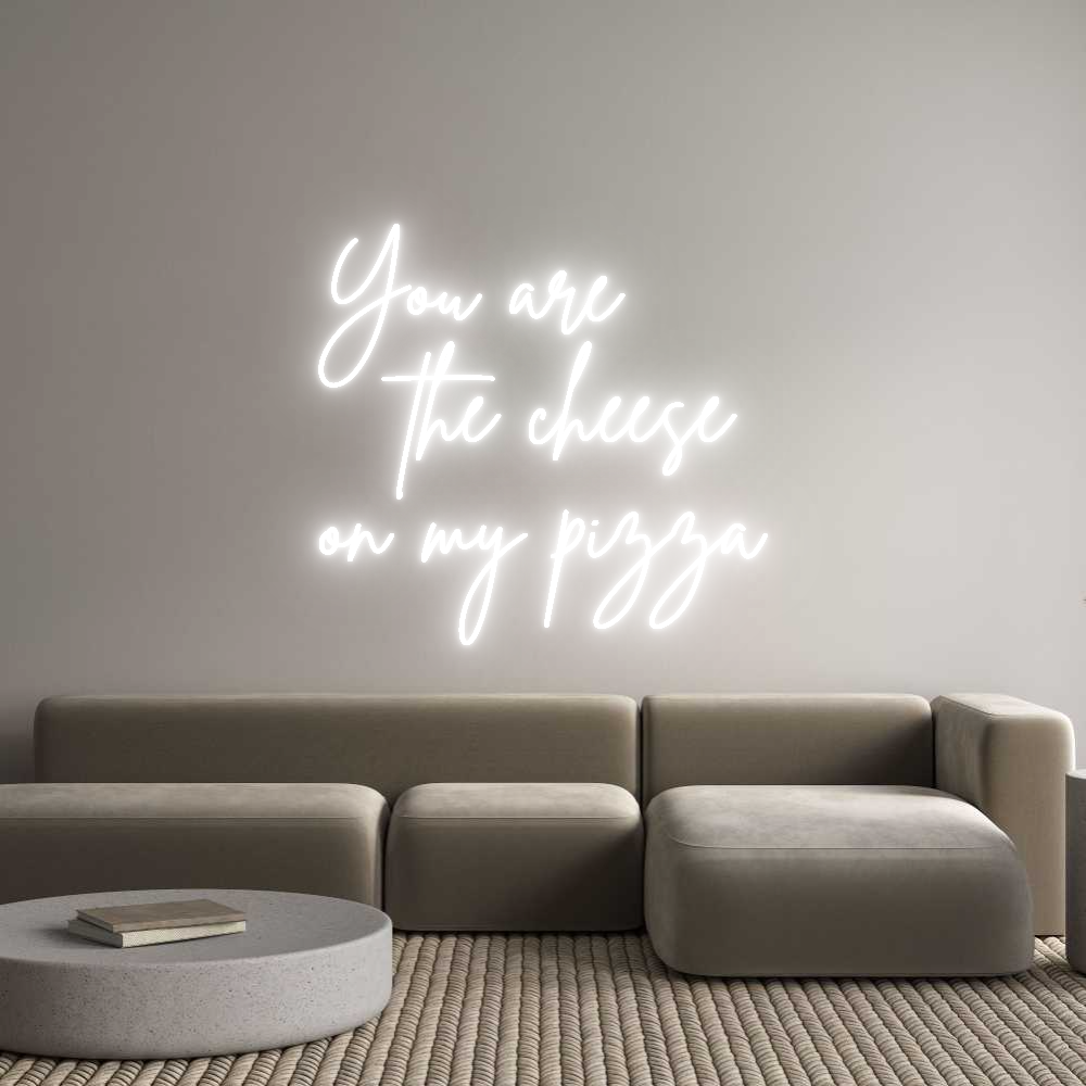 Néon personnalisé: You are
t...