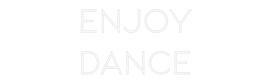 Néon personnalisé: ENJOY
DANCE