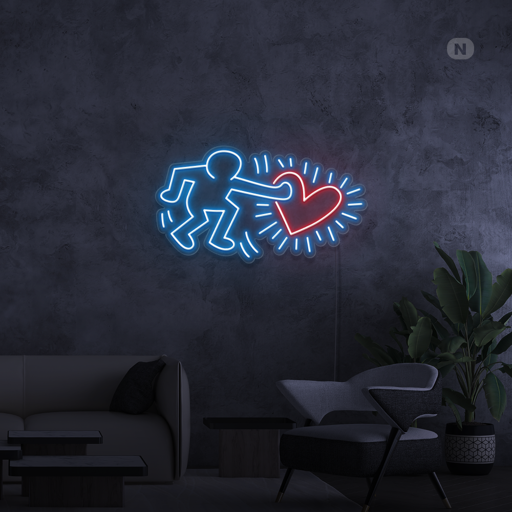 Enseigne Néon Envoyer l'art de l'amour