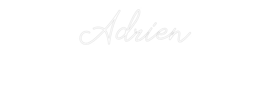 Néon personnalisé: Adrien
