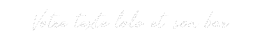 Néon personnalisé: Votre texte l...