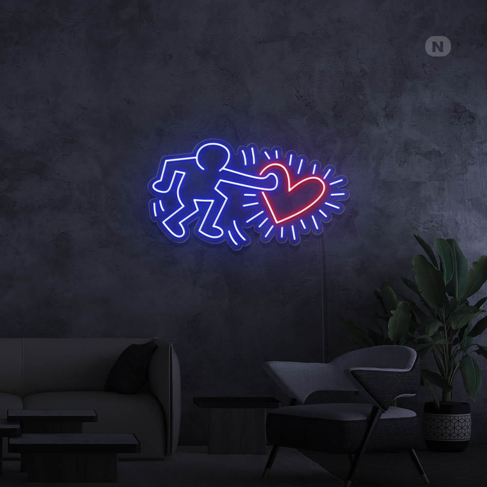 Enseigne Néon Envoyer l'art de l'amour