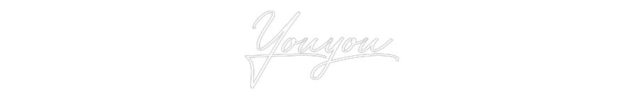 Néon personnalisé: Youyou