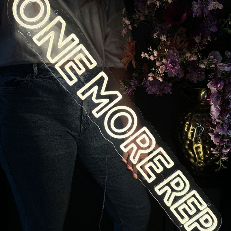 Enseigne néon One More Rep