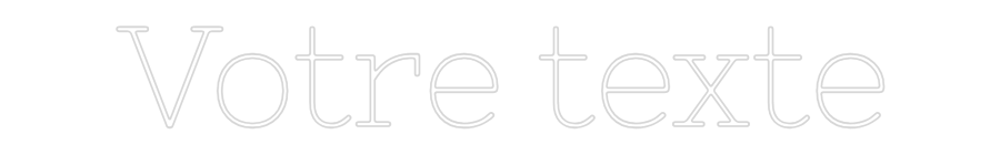 Néon personnalisé: Votre texte