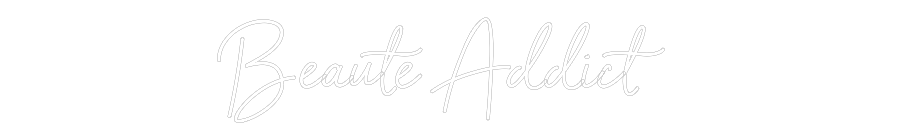 Néon personnalisé: Beauté Addict