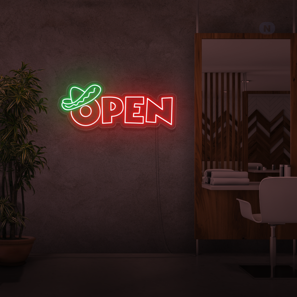 Enseigne Néon Open