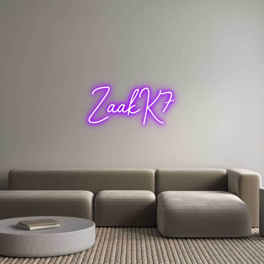 Néon personnalisé: ZaakK7