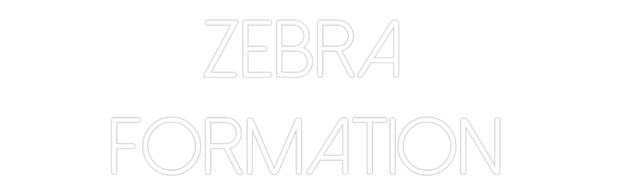 Néon personnalisé: ZEBRA
...