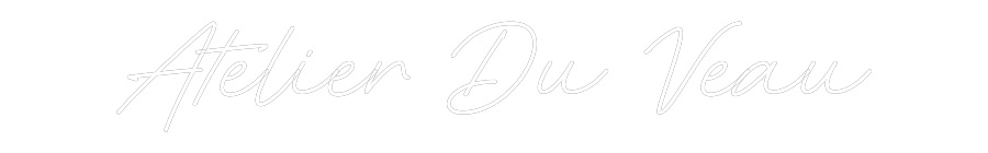 Néon personnalisé: Atelier Du Veau