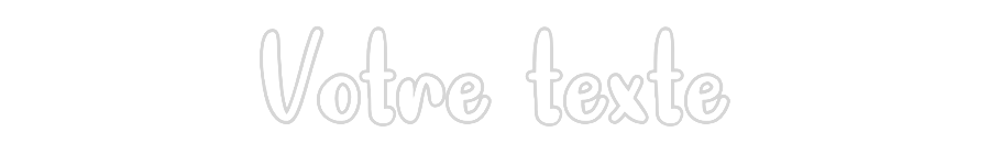 Néon personnalisé: Votre texte