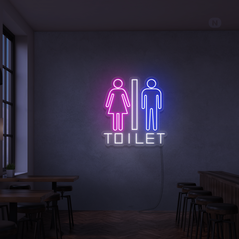 Enseigne Néon Toilet