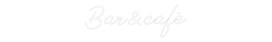 Néon personnalisé: Bar&café