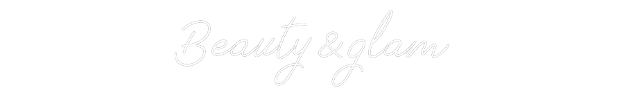 Néon personnalisé: Beauty&glam