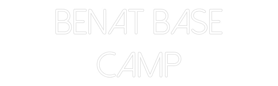 Néon personnalisé: Benat base
c...