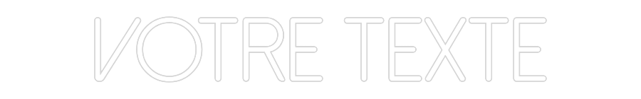 Néon personnalisé: Votre texte