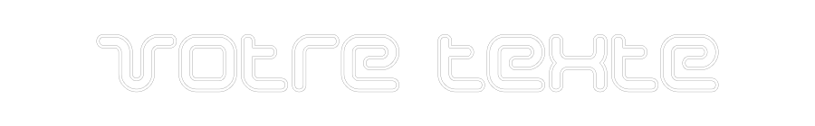 Néon personnalisé: Votre texte