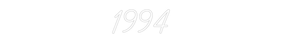 Néon personnalisé: 1994