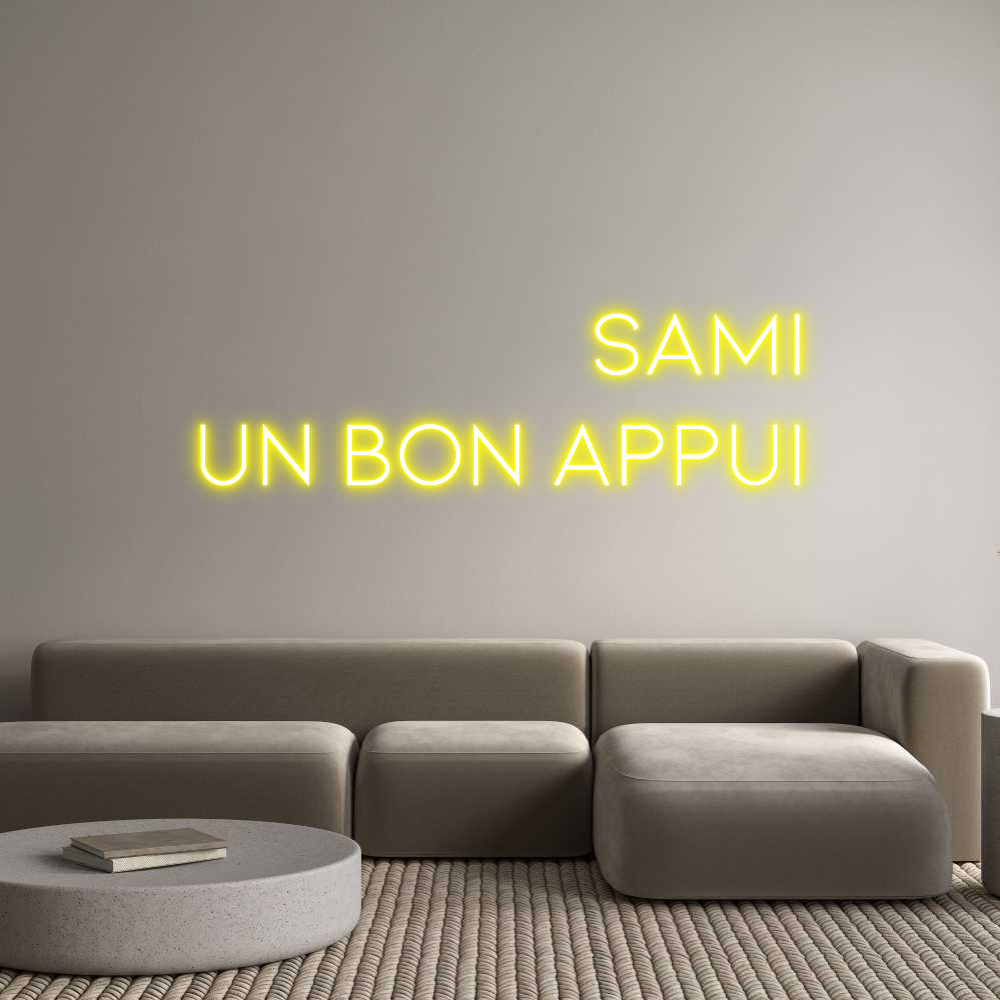 Néon personnalisé: Sami
...
