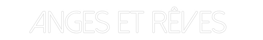 Néon personnalisé: Anges et Rêves