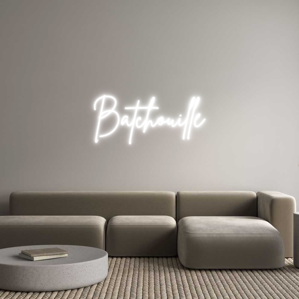 Néon personnalisé: Batchouille