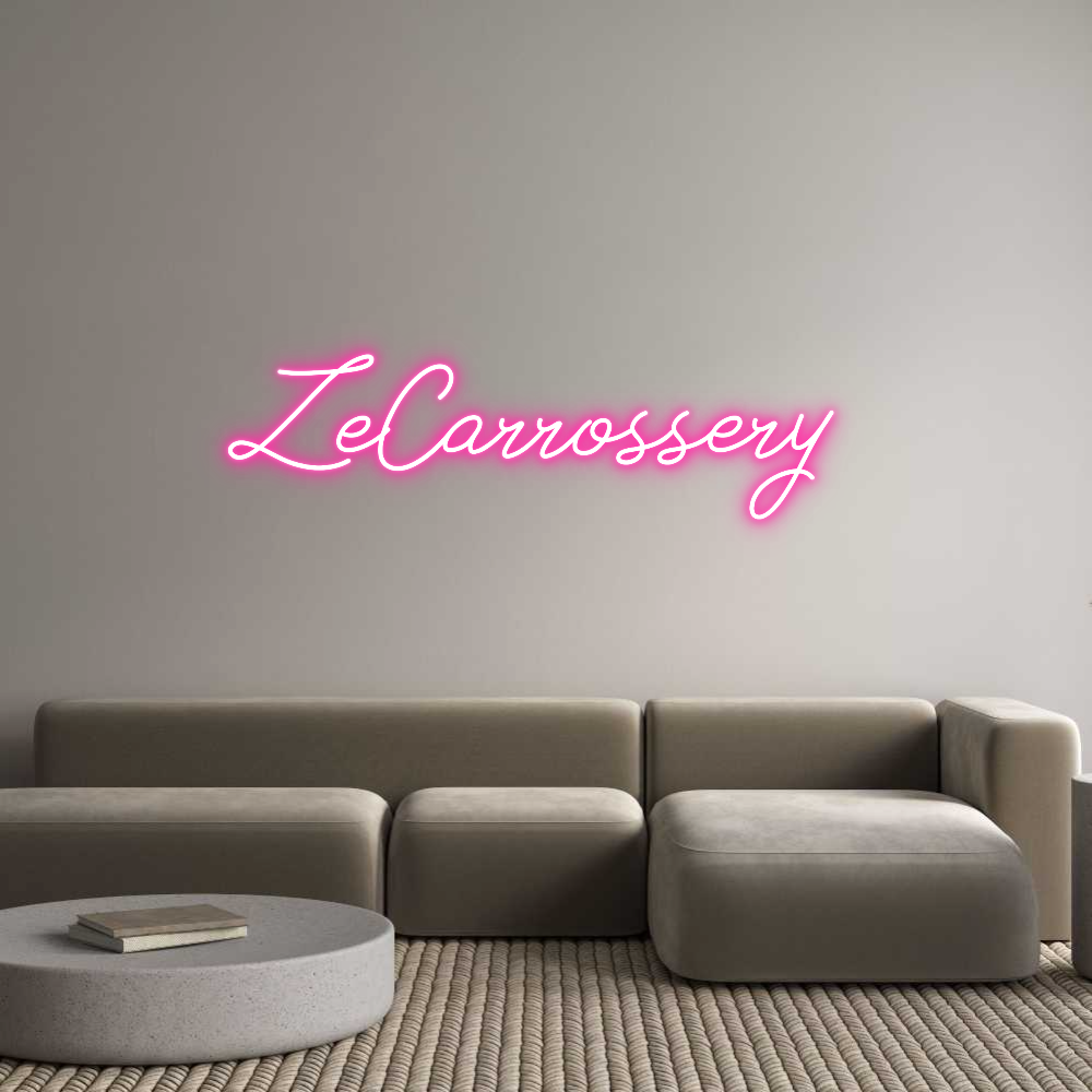 Néon personnalisé: ZeCarrossery