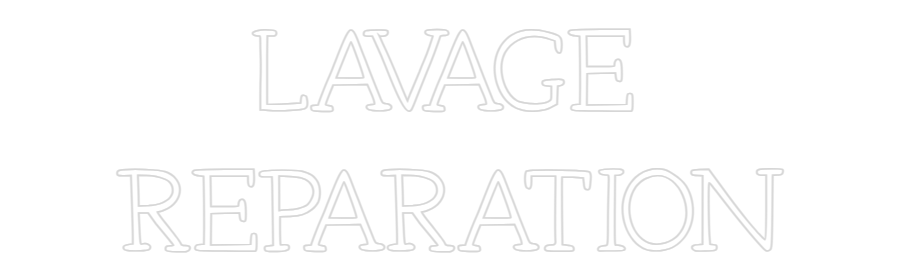 Néon personnalisé: LAVAGE
R...