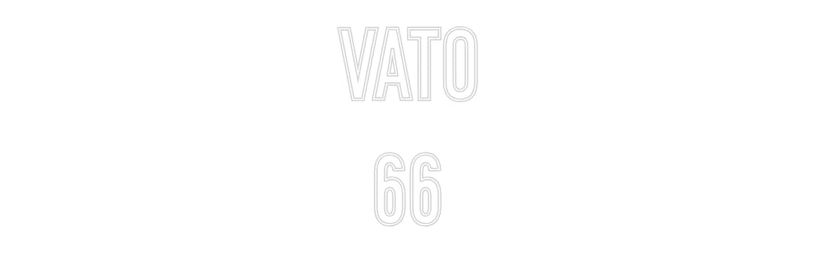 Néon personnalisé: Vato
66