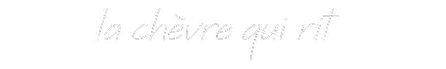Néon personnalisé: la chèvre qu...