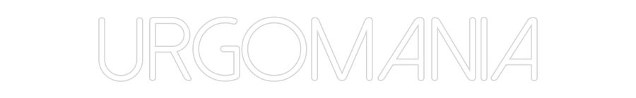 Néon personnalisé: URGOMANIA