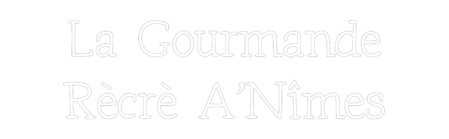 Néon personnalisé: La Gourmande...