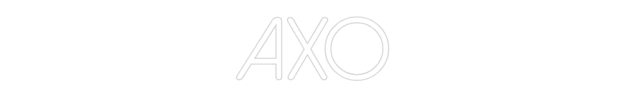 Néon personnalisé: AXO